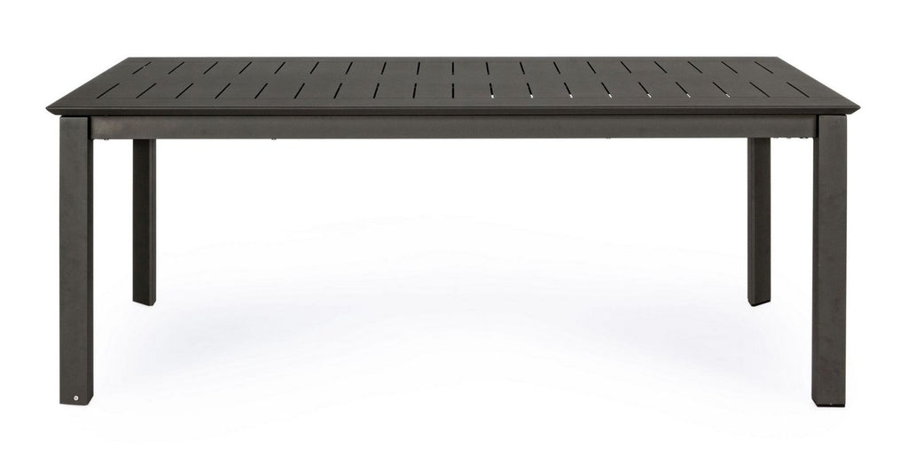 BIZZOTTO TAVOLO IN ALLUMINIO 200/300X110 ANTRACITE CX23 - KONNOR