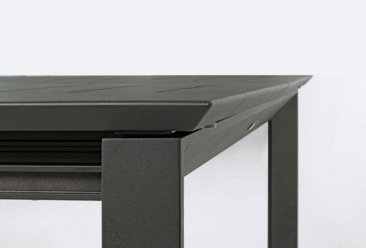 BIZZOTTO TAVOLO IN ALLUMINIO 200/300X110 ANTRACITE CX23 - KONNOR