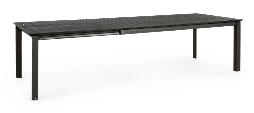 BIZZOTTO TAVOLO IN ALLUMINIO 200/300X110 ANTRACITE CX23 - KONNOR