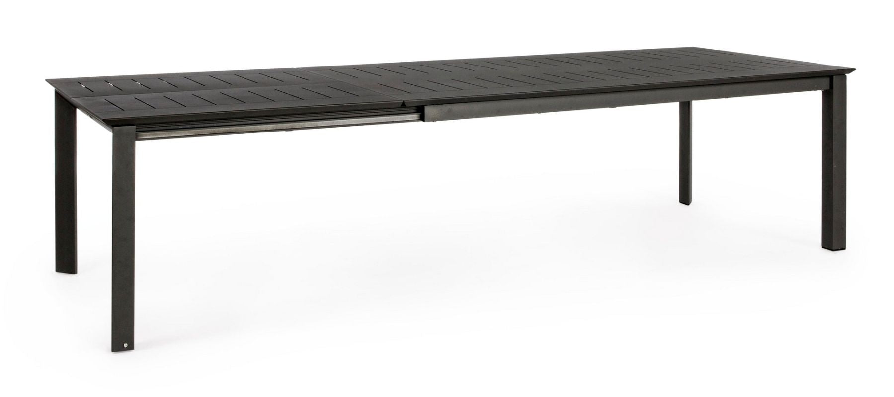 BIZZOTTO TAVOLO IN ALLUMINIO 200/300X110 ANTRACITE CX23 - KONNOR