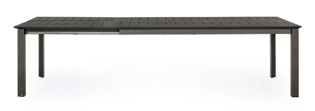 BIZZOTTO TAVOLO IN ALLUMINIO 200/300X110 ANTRACITE CX23 - KONNOR