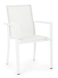 BIZZOTTO POLTRONA CON BRACCIOLI KONNOR CX21 BIANCO