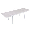 TAVOLO MERANO Stone Allung. 170/220/270x90 Bianco