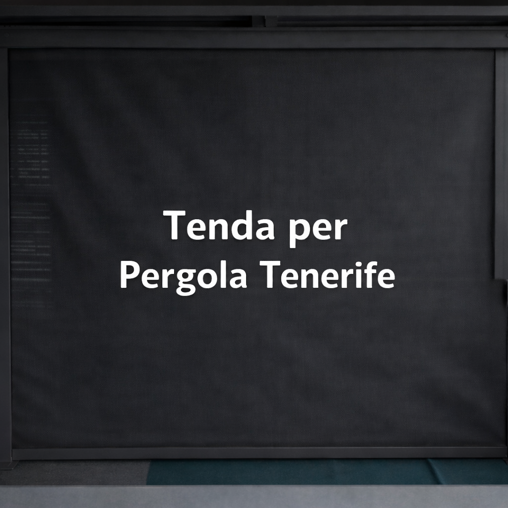 PERGOLA TENERIFE ROLLER Tenda 3M Antracite