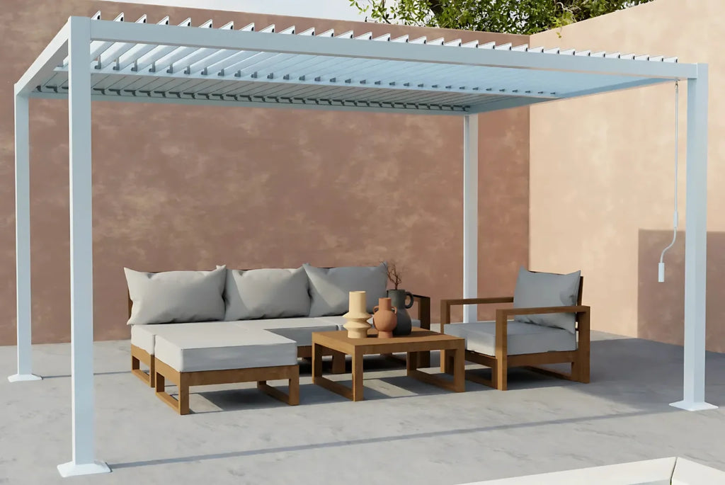 PERGOLA TENERIFE 4x4 Bianca