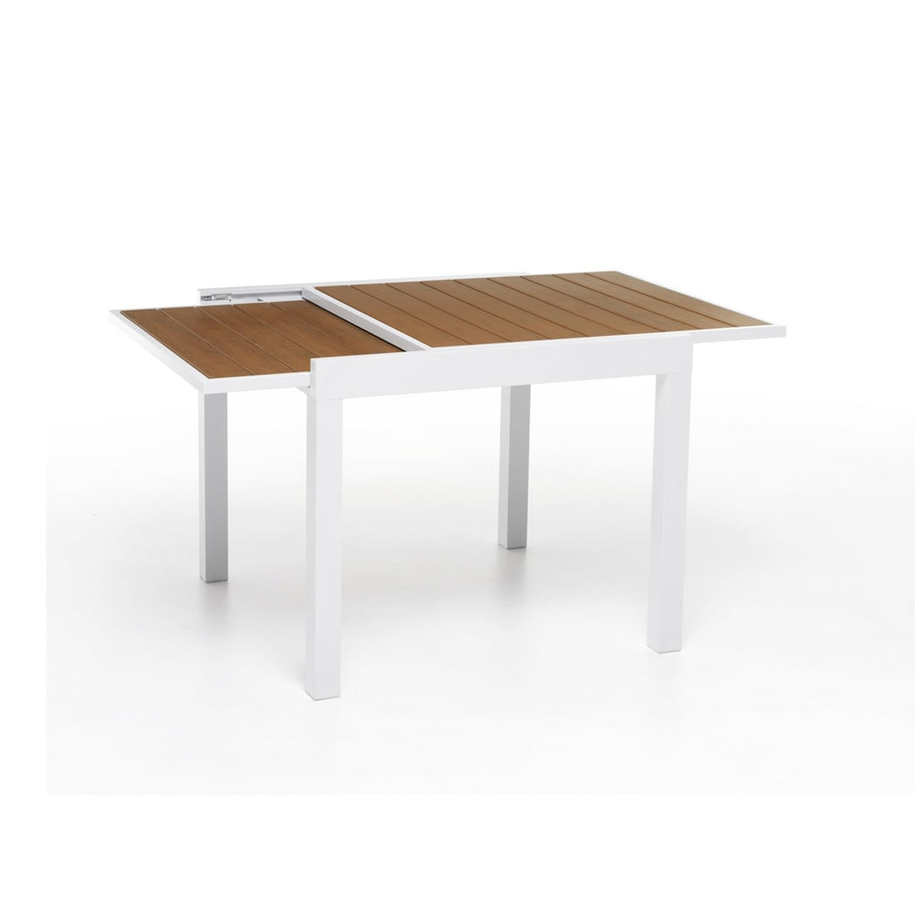 TAVOLO OTRANTO 90/180x90cm Bianco