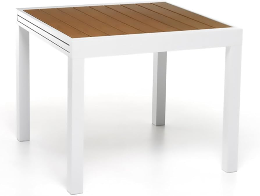 TAVOLO OTRANTO 90/180x90cm Bianco