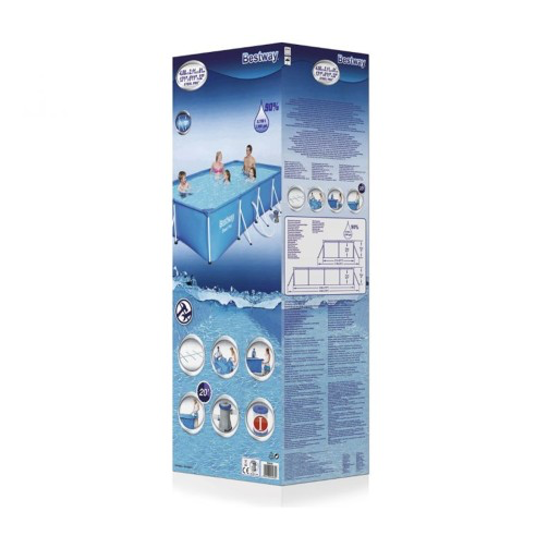 PISCINA RETTANGOLARE  BESTWAY 56424 400x211xH81+ POMPA FILTRO
