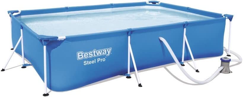 PISCINA RETTANGOLARE  BESTWAY 56411 300x201xH66+ POMPA FILTRO