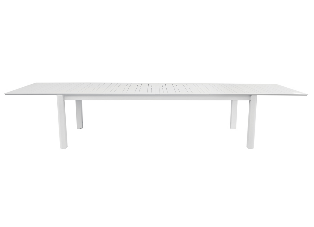 TAVOLO SANTORINI 265/330/398x110 BIANCO - DOPPIO A