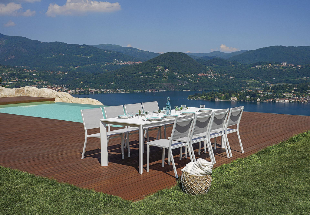 TAVOLO ANZIO ALLUNGABILE 165/250 x 90 cm - allungo
