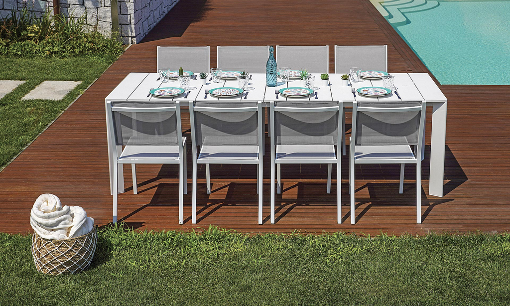 TAVOLO ANZIO ALLUNGABILE 165/250 x 90 cm - allungo