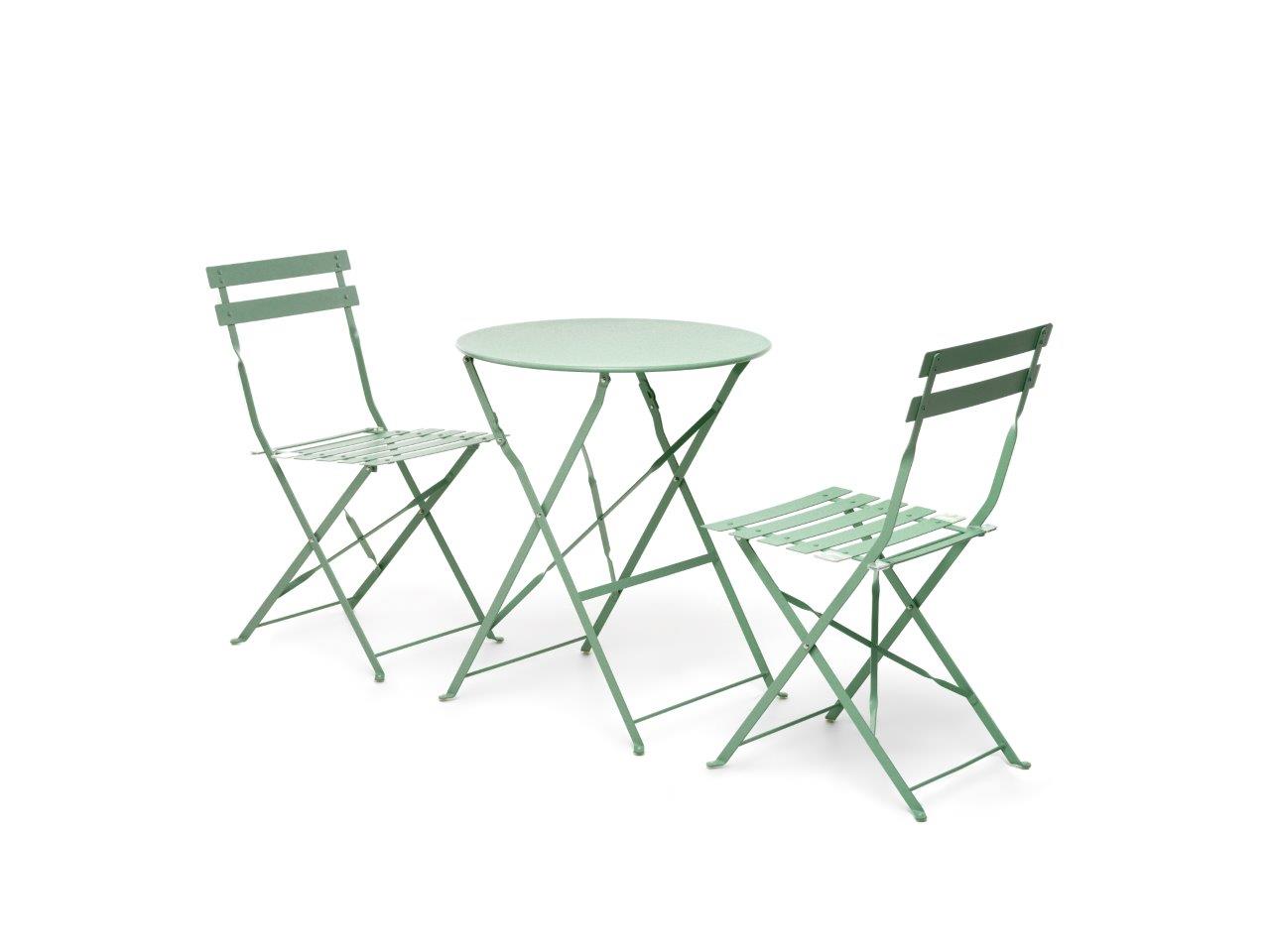 SET BISTRO Ø 60 Menta 2 POLTRONE + TAVOLINO