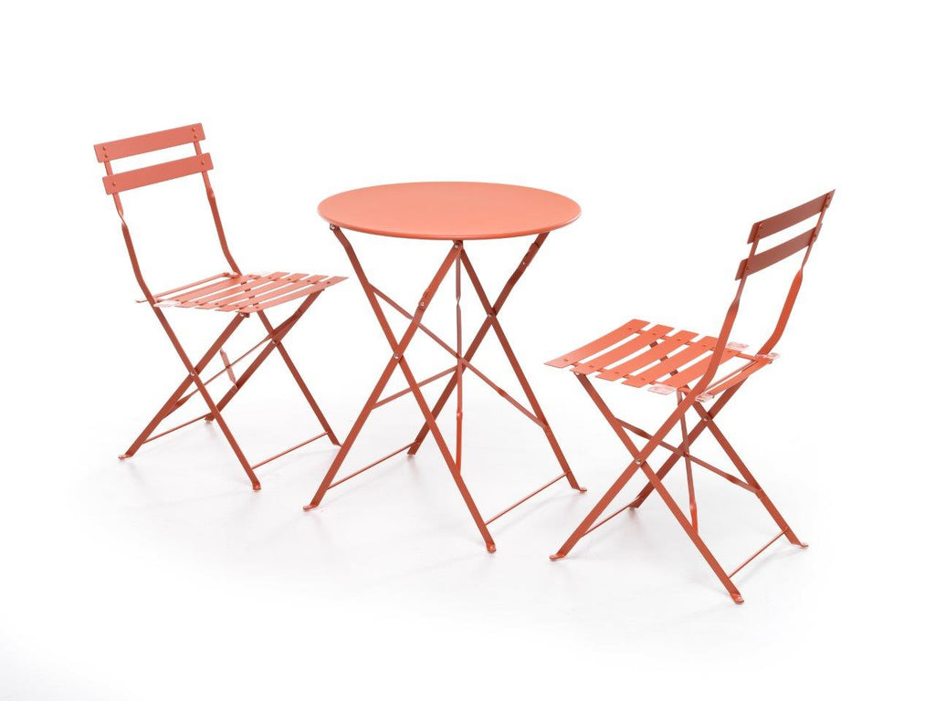 SET BISTRO Ø 60 Terracotta 2 POLTRONE + TAVOLINO
