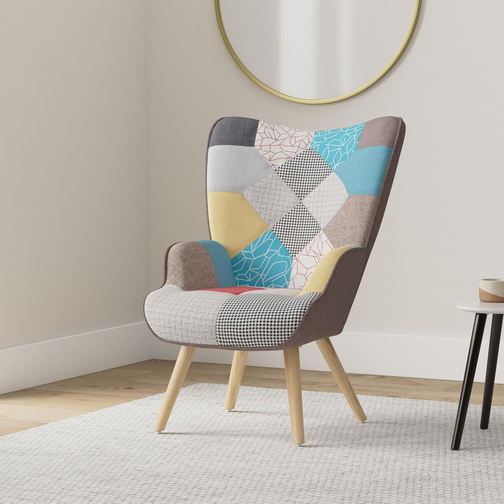 POLTRONA PATCHWORK  RELAX IN TESSUTO