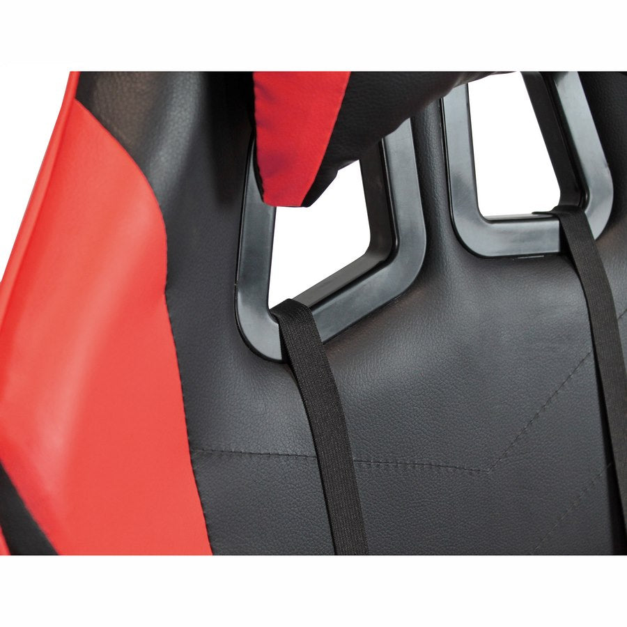 SEDIA GAMING SEDUTA E SCHIENALE IMBOTTITA ROSSO