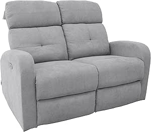 DIVANO CINDY RECLINER ELETTRICO 2 POSTI 132X76X65CM GRIGIO