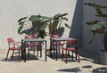 SET TAVOLO NARDI + 4SEDIE CASSIA ARMCHAIR