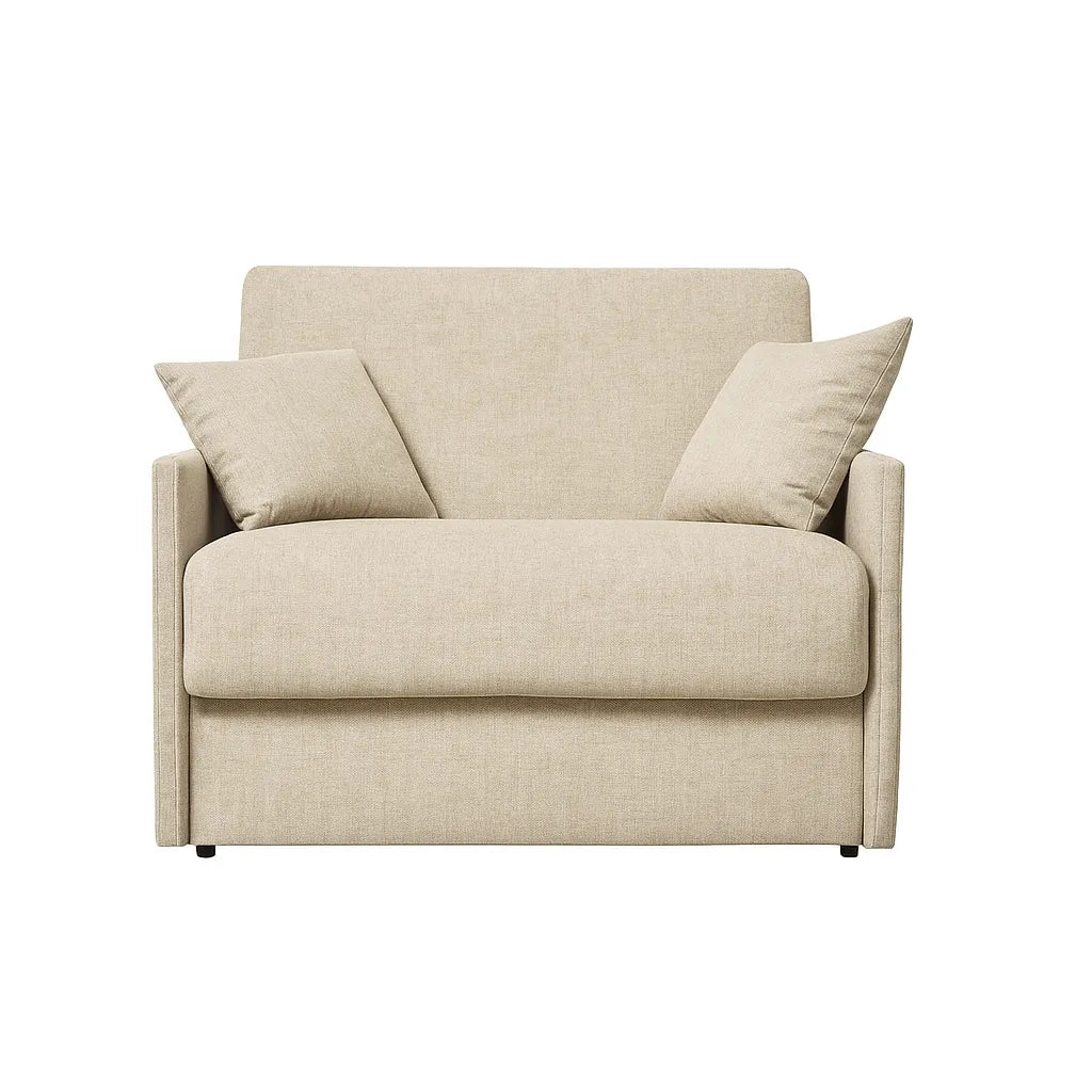 POLTRONA LETTO IN TESSUTO GRIGIO RIBALTONE  L 100 P99 XH91