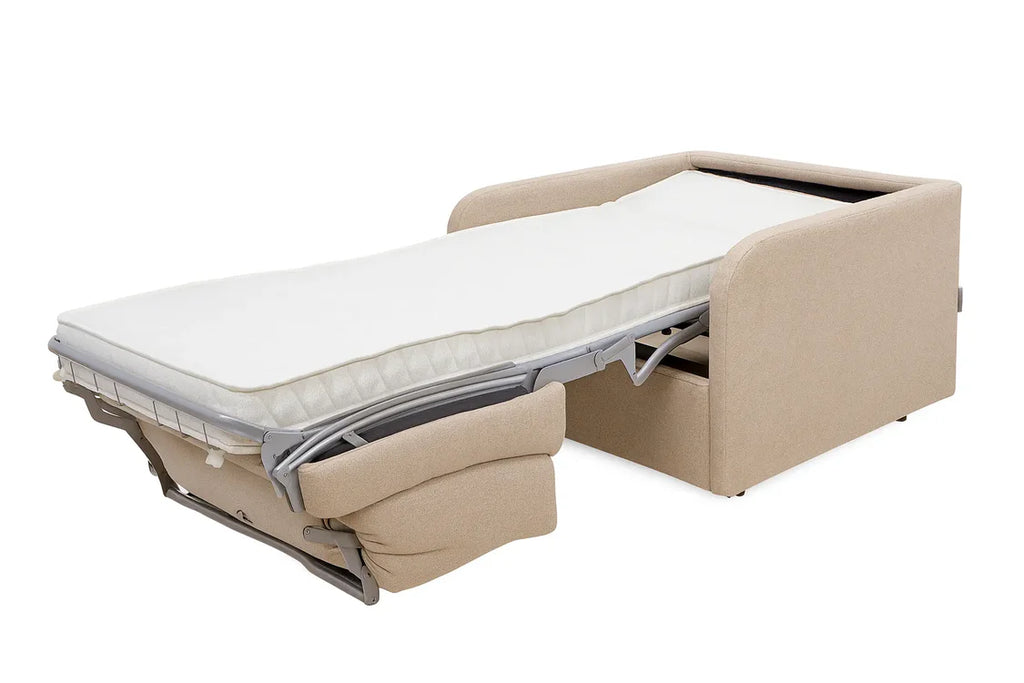 POLTRONA LETTO IN TESSUTO GRIGIO RIBALTONE  L 100 P99 XH91