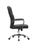 POLTRONA XENO  DIREZIONALE IMBOTTITA CON SEDUTA ERGONOMICA NERO