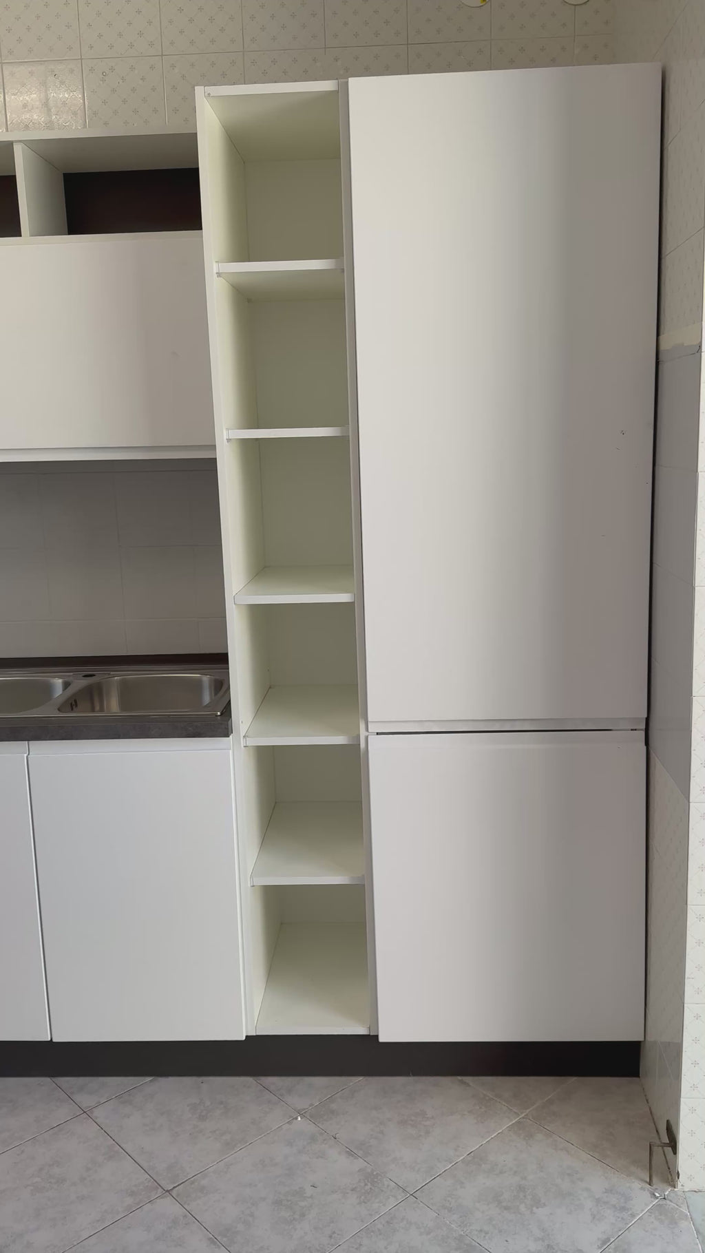 CUCINA BIANCO LUCIDO 3,90 MT PRONTA CONSEGNA