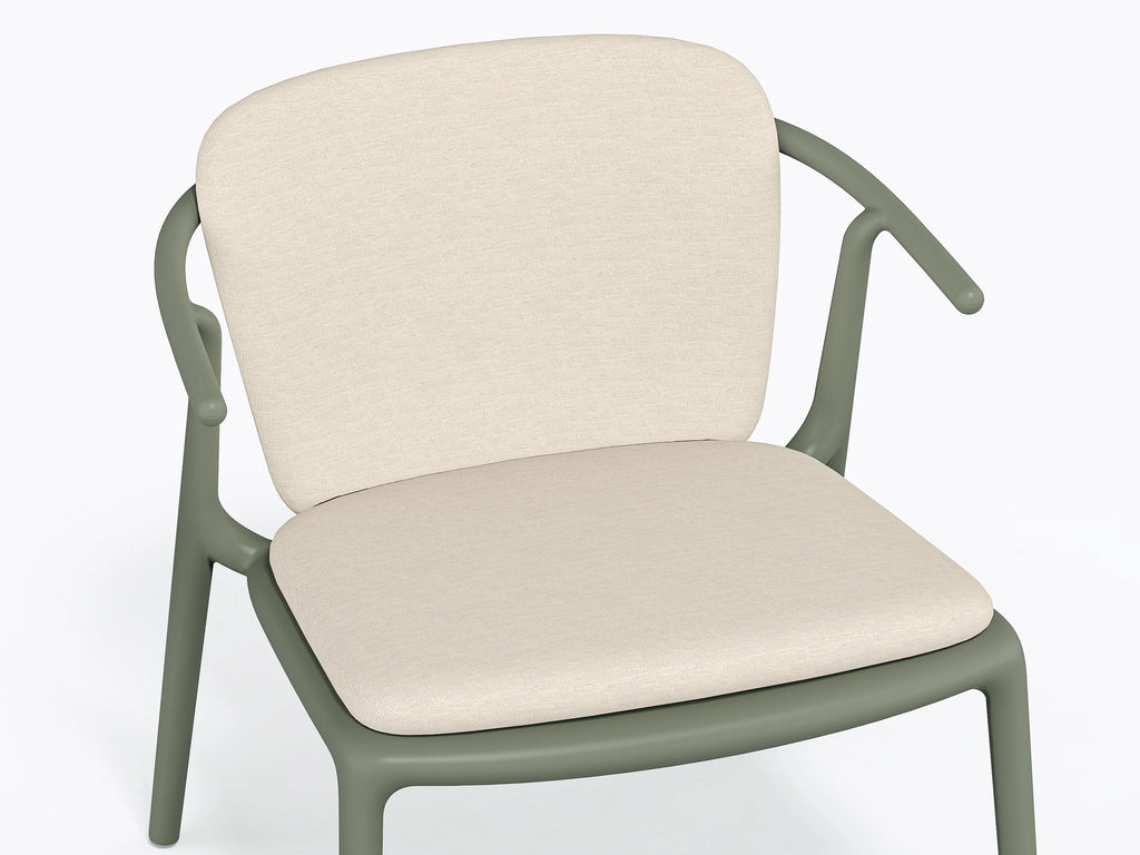 RESOL SET GIARDINO WOOD LOUNGE ARMCHAIR